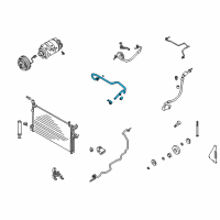 OEM Infiniti FX45 Pipe-Front Cooler, Low Diagram - 92450-CG000