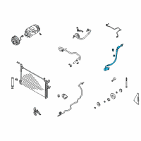 OEM 2006 Infiniti FX35 Hose-Flexible, Low Diagram - 92480-CL70A