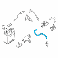 OEM 2009 Nissan Frontier Evapo Control Hose Diagram - 14912-EA00A