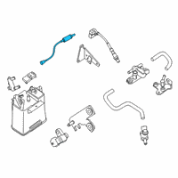 OEM 2015 Nissan Frontier Air Fuel Ratio Sensor Diagram - 22693-1KT0A
