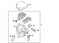 OEM Scion FR-S Relay Diagram - SU003-04209