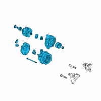 OEM Honda Ridgeline Alternator, Core Id (104210-5920 9764219-592) (Reman) (Denso) Diagram - 06311-RGW-505RM