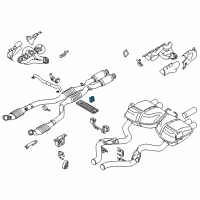 OEM 2016 BMW M6 Gran Coupe Rubber Mounting Diagram - 18-20-7-832-991