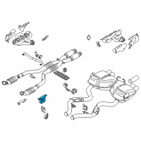 OEM BMW M5 Rubber Mounting Diagram - 18-20-1-401-797