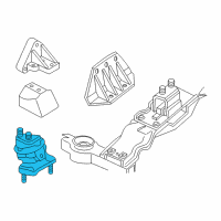 OEM Chrysler Concorde Support-Engine Support Diagram - 4593184AB