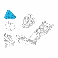 OEM 1998 Chrysler Concorde Bracket-Engine Mount Diagram - 4593182