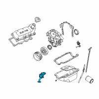 OEM 2000 Ford Taurus Oil Pump Diagram - 5F1Z-6600-AA