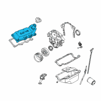 OEM 2004 Ford Taurus Valve Cover Diagram - 4L5Z-6582-HA