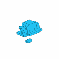 OEM 2015 Chevrolet Tahoe License Lamp Diagram - 13590043