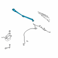 OEM Chrysler Sebring Motor-Windshield WIPER Diagram - MR987767