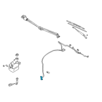 OEM 2005 Chrysler Sebring Motor-Washer, Windshield Diagram - MR339099