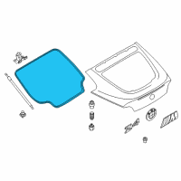 OEM BMW Z4 Trunk Lid Gasket Diagram - 51-76-3-425-290