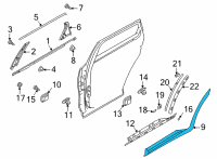 OEM Kia GARNISH-Rear Door Si Diagram - 87733R5300