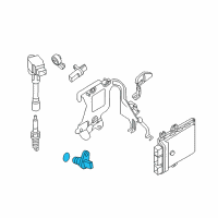 OEM 2014 Infiniti QX70 Engine Crankshaft Position Sensor Diagram - 23731-JA10C
