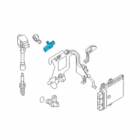 OEM Nissan Rogue Crankshaft Position Sensor Diagram - 23731-JA11C