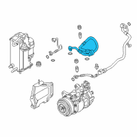 OEM 2022 BMW 540i xDrive SUCTION PIPE EVAPORATOR-COMP Diagram - 64-53-9-496-993