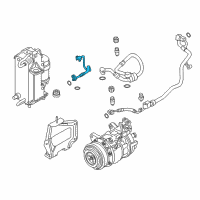 OEM BMW 640i xDrive Gran Turismo Pressure Hose, Compressor-Condenser Diagram - 64-53-9-309-005