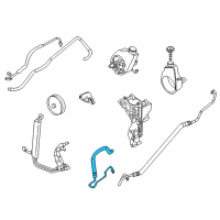 OEM 1999 Chevrolet Silverado 2500 Hose Asm-P/S Gear Outlet Diagram - 26080633