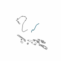 OEM 2005 Kia Sportage Hose Assembly-Windshield Washer Diagram - 989501F000