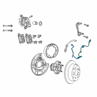 OEM Dodge Caliber Sensor-Anti-Lock Brakes Diagram - 5105062AC