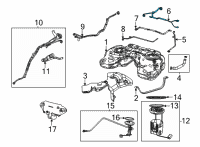 OEM Jeep Grand Cherokee L Harness-Fuel Tank Jumper Diagram - 68496212AB