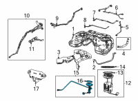 OEM Jeep Grand Cherokee L Auxiliary Level Unit Diagram - 68541370AB