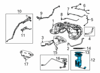 OEM Jeep Grand Cherokee L FUEL PUMP/LEVEL UNIT Diagram - 68541368AA