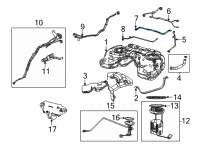 OEM Jeep Line-Fuel Vapor Diagram - 68472569AA