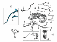 OEM Jeep Grand Cherokee L TUBE-FUEL FILLER Diagram - 68461478AB