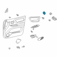 OEM 1996 Toyota 4Runner Lock Switch Diagram - 84930-06011