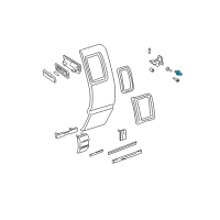 OEM 1993 Chevrolet Caprice Frame Bearing Diagram - 15005920