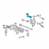 OEM 2008 Lexus LS600h Rear Upper Control Arm Assembly Diagram - 48770-50060