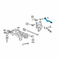 OEM Lexus LS460 Link Sub-Assy, Toe Control, RH Diagram - 48705-50030