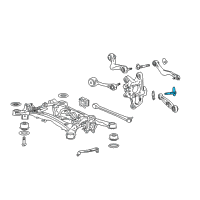 OEM 2012 Lexus LS460 Attachment Sub-Assy, Rear Suspension Arm Diagram - 48709-50040