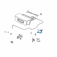 OEM 2004 Acura TL Hinge, Passenger Side Trunk Diagram - 68610-SEP-A01ZZ