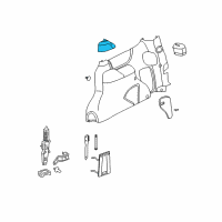 OEM 2002 Chevrolet Venture Cover, Rear Seat Shoulder Belt Retractor Trim Diagram - 15855184