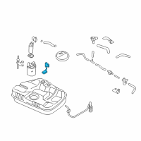 OEM 2003 Hyundai Tiburon Fuel Pump Sender Assembly Diagram - 94460-2C500