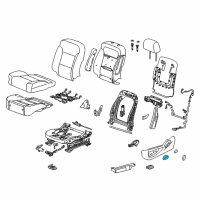 OEM 2019 Chevrolet Silverado 1500 Adjust Knob Diagram - 22847904