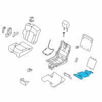 OEM 2022 Nissan Armada Seat Heater Pad Diagram - 873856JL0A