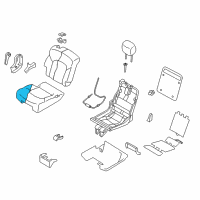 OEM Infiniti QX56 Pad Assembly-2ND Seat Cushion, RH Diagram - 88311-1LB0A