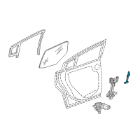 OEM 2021 Dodge Charger Channel-Rear Door Glass Diagram - 68104287AA