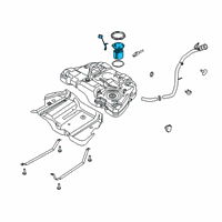 OEM 2020 Ford Fusion Fuel Pump Diagram - DG9Z-9H307-AC