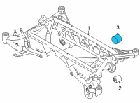 OEM 2021 BMW M4 RUBBER MOUNTING REAR Diagram - 33-31-6-899-168
