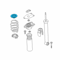 OEM 2016 BMW X1 Upper Spring Pad Diagram - 33-53-6-875-113