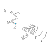 OEM Chevrolet Filler Hose Clamp Diagram - 92138649