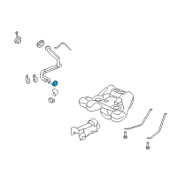 OEM 2016 Chevrolet Caprice Filler Hose Clamp Diagram - 92138649