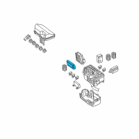 OEM Acura ZDX Fuse, Multi Block (D-2) Diagram - 38232-TA0-A11