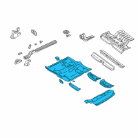 OEM 2002 Dodge Intrepid Pan-Front Floor Diagram - 4580010AN