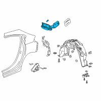 OEM Chevrolet Fuel Pocket Diagram - 39026950