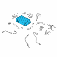 OEM 2012 Kia Rio Canister Assembly-Fuel Diagram - 314201W600